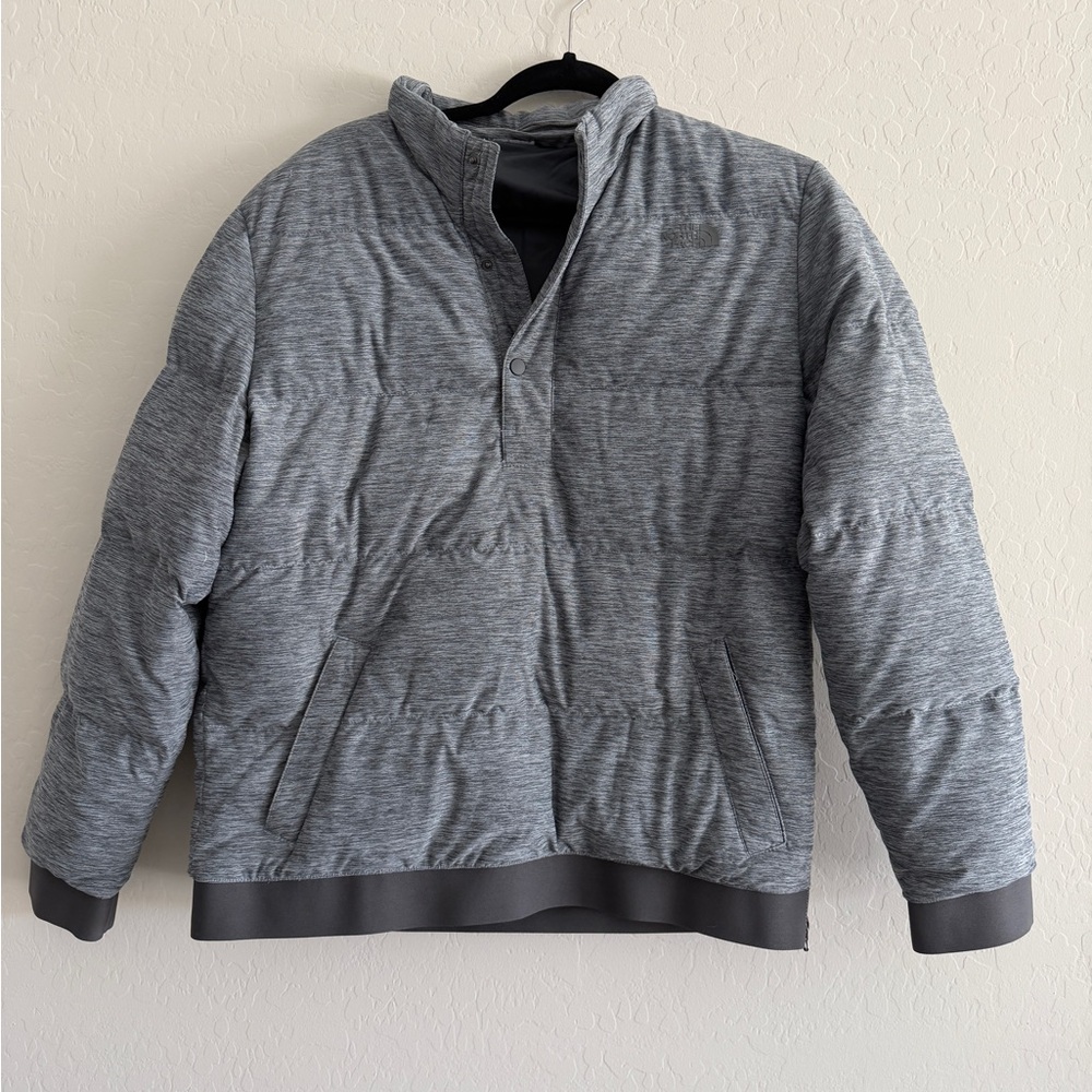 The North Face Gray Eros Puffer Jacket - Men’s Medium - Excellent Condition